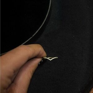 Pandora Gold and Silver Chevron Ring